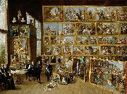 David Teniers the Younger Erzherzog Leopold Wilhelm in seiner Galerie in Brussel oil painting reproduction